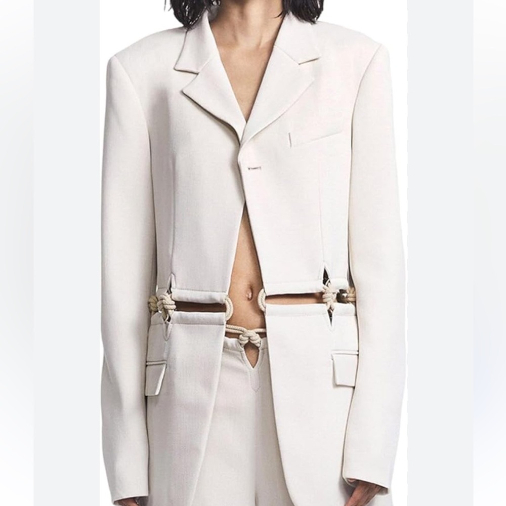 Dion Lee jacket macadams rope blazer